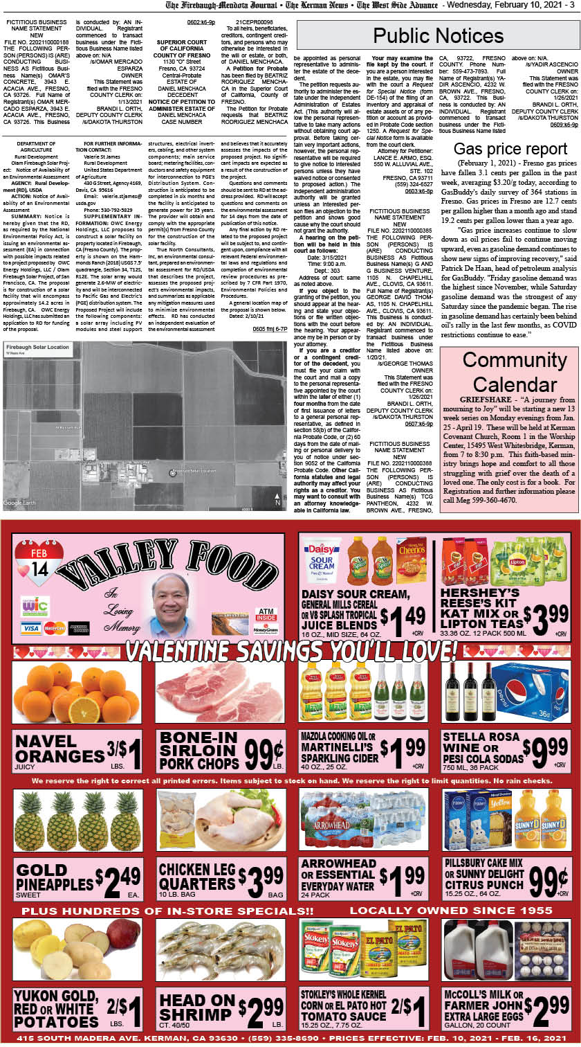 kerman news firebaugh mendota journal san joaquin tranquillity west side advance