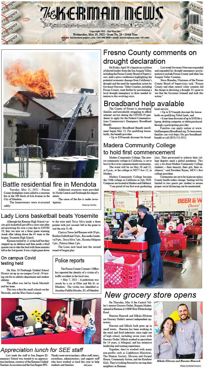 kerman news firebaugh mendota journal san joaquin tranquillity west